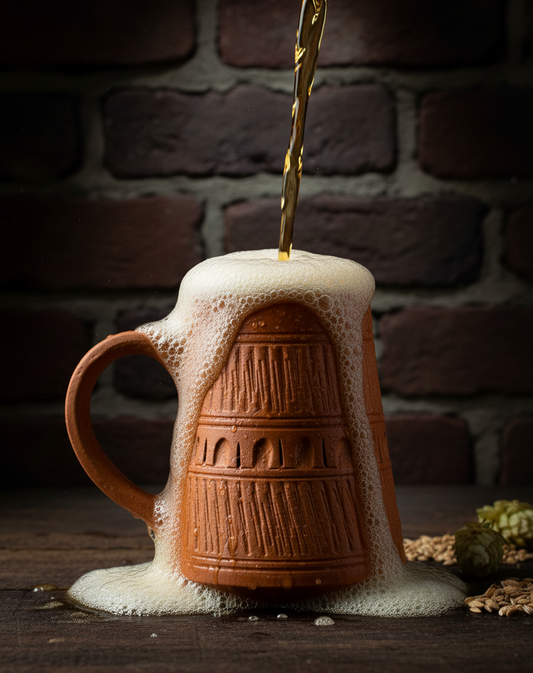 Terracotta Tankard Mug – Handcrafted