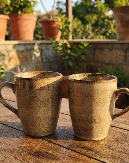 Glossy Glaze Coffee Mug - Set of 2