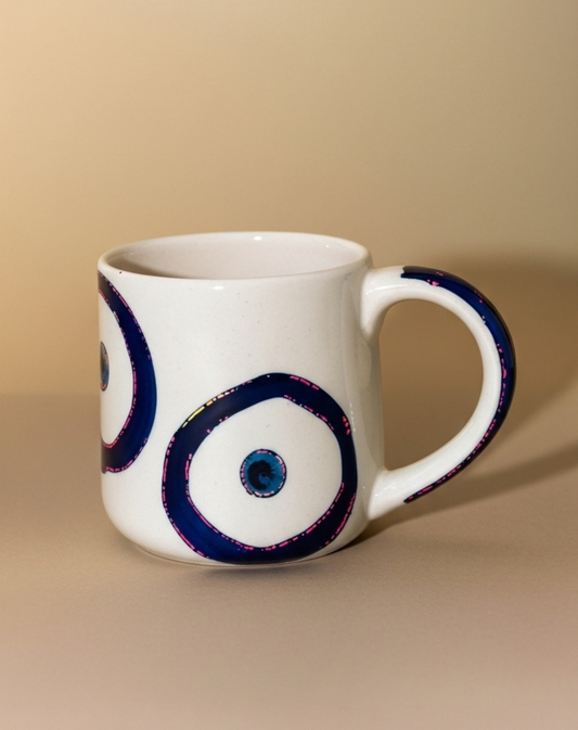 Evil Eye Charm Mug - Set of 2