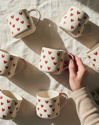 Love Heart Mug - Set of 2