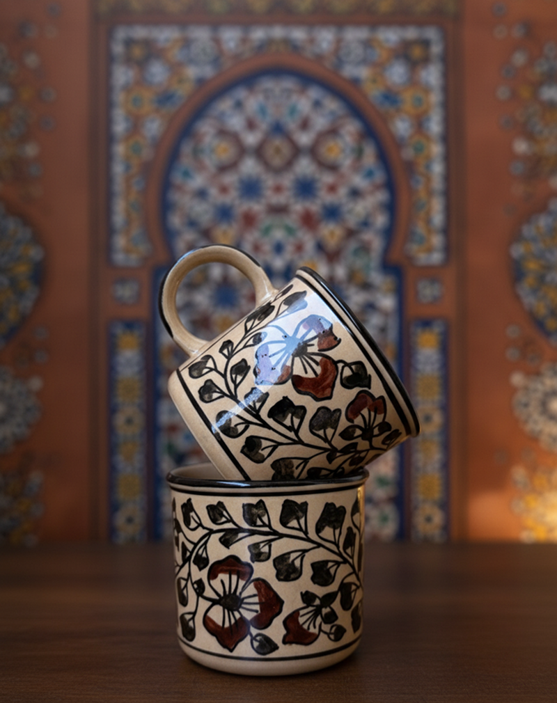 Moroccan Pattern Cups (Pair of 2)